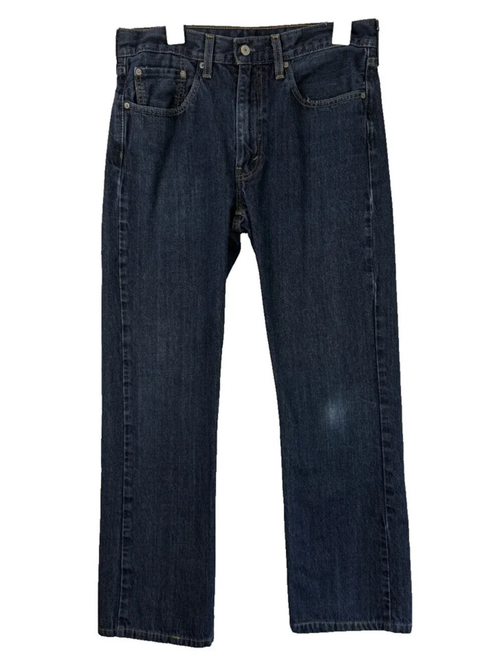 Levis 527 Bootcut Jeans Mens 33 x 34 Dark Wash Blue Denim